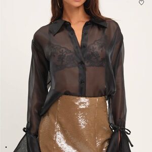 Organza blouse